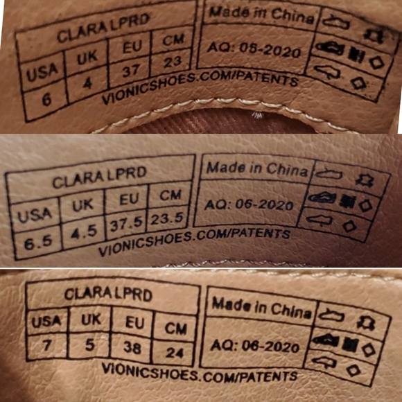 New Vionic clara leopard calf hair v cut out water resistant ankle boots tan - Picture 14 of 16